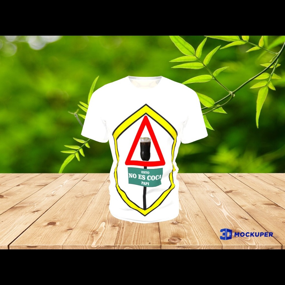 Unique “No es coca papi” T-shirt